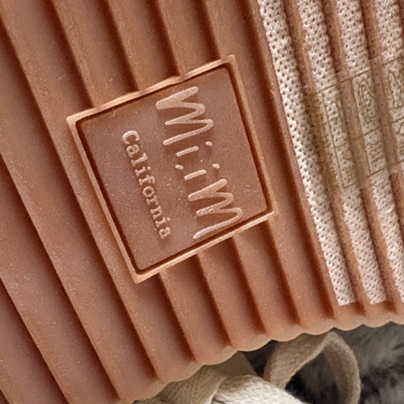 Mi.iM Women's Black and Cream Patterned Sneakers - Picture 4 of 5